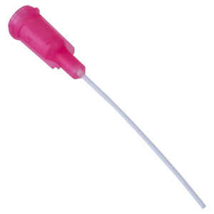 Loctite Kúpos adagolótű műanyag, flexibilis, rózsaszín 0,48mm átmérő - 50 db-os csomag