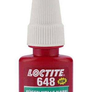 LOCTITE 648 Nagy hőállóságú rögzítő, olajos felületen is működik, növelt hőállóságú (180ºC), inaktív anyagokon is kikeményedik