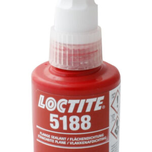 LOCTITE 5188 Nagy rugalmasságú, hőálló, olajtűrő anaerob, piros