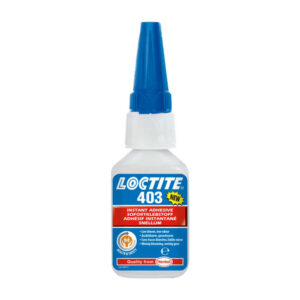 LOCTITE 403 Nem kifehéredő, veszélyjel mentes, nagy viszkozitású pillanatragasztó