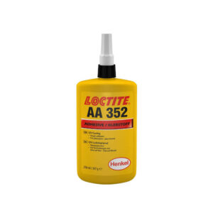 LOCTITE AA 352 Nagy viszkozitású, szívós, vegyszerálló UV ragasztó