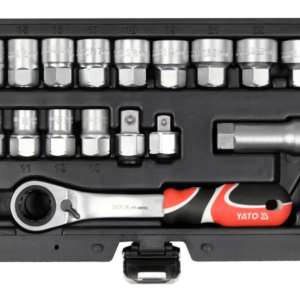 Yato Rövid Imbusz dugókulcs készlet 1/2 inch/3/8 inch | Kézi | 17 db (YT-38653)
